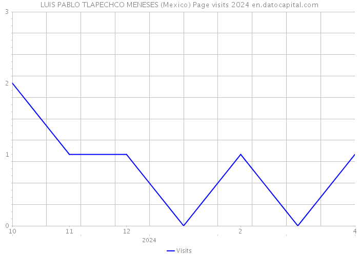 LUIS PABLO TLAPECHCO MENESES (Mexico) Page visits 2024 