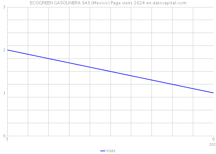 ECOGREEN GASOLINERA SAS (Mexico) Page visits 2024 