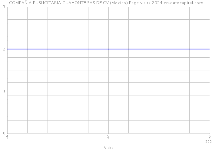 COMPAÑIA PUBLICITARIA CUAHONTE SAS DE CV (Mexico) Page visits 2024 