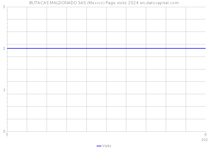 BUTACAS MALDONADO SAS (Mexico) Page visits 2024 