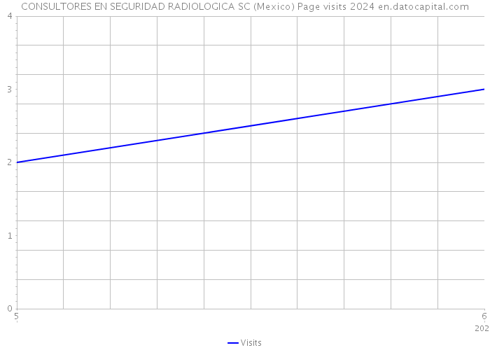 CONSULTORES EN SEGURIDAD RADIOLOGICA SC (Mexico) Page visits 2024 