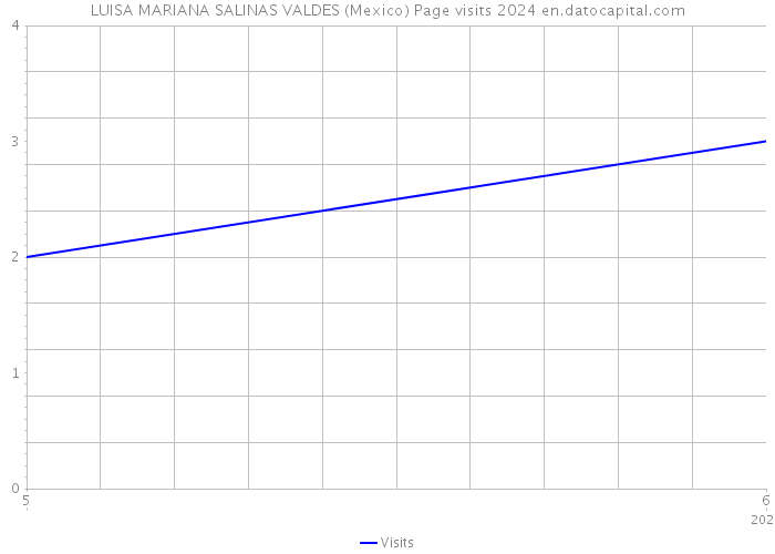 LUISA MARIANA SALINAS VALDES (Mexico) Page visits 2024 