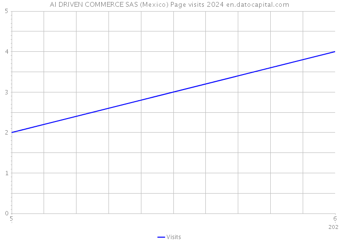 AI DRIVEN COMMERCE SAS (Mexico) Page visits 2024 