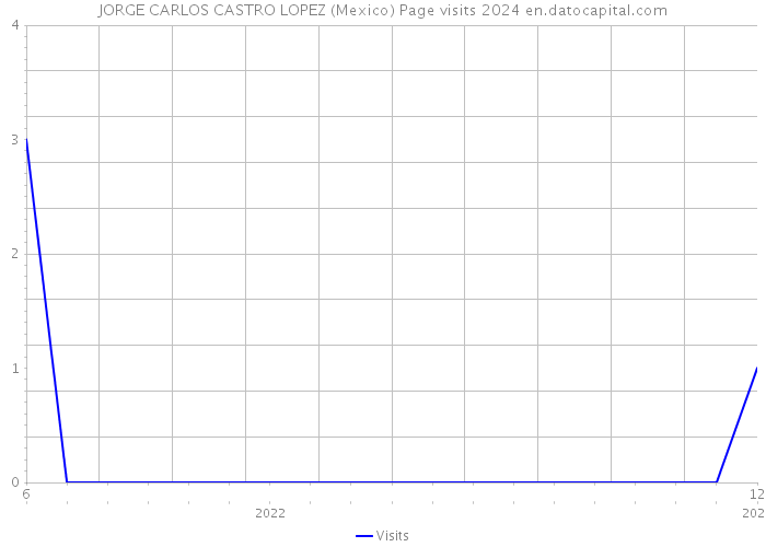 JORGE CARLOS CASTRO LOPEZ (Mexico) Page visits 2024 