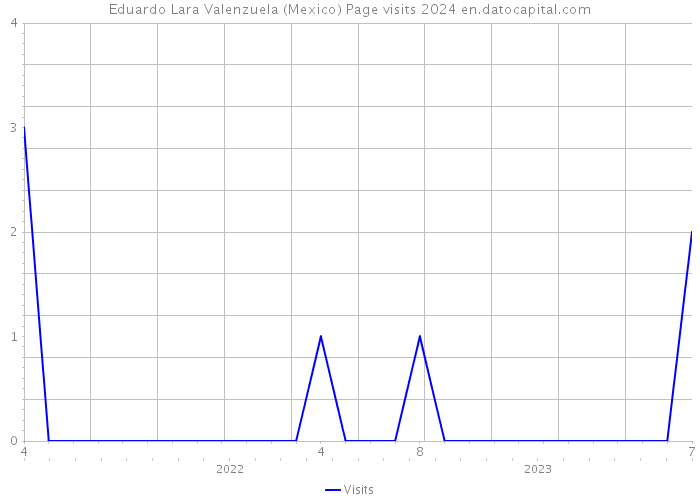 Eduardo Lara Valenzuela (Mexico) Page visits 2024 