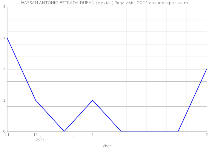 HASSAN ANTONIO ESTRADA DURAN (Mexico) Page visits 2024 