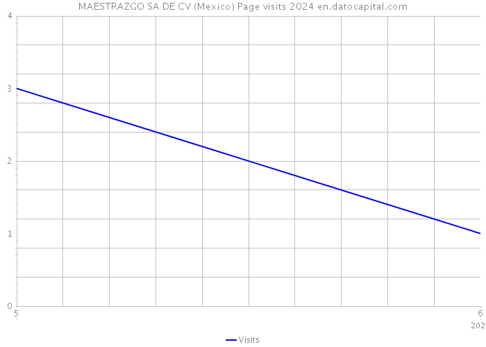 MAESTRAZGO SA DE CV (Mexico) Page visits 2024 