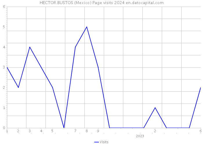 HECTOR BUSTOS (Mexico) Page visits 2024 