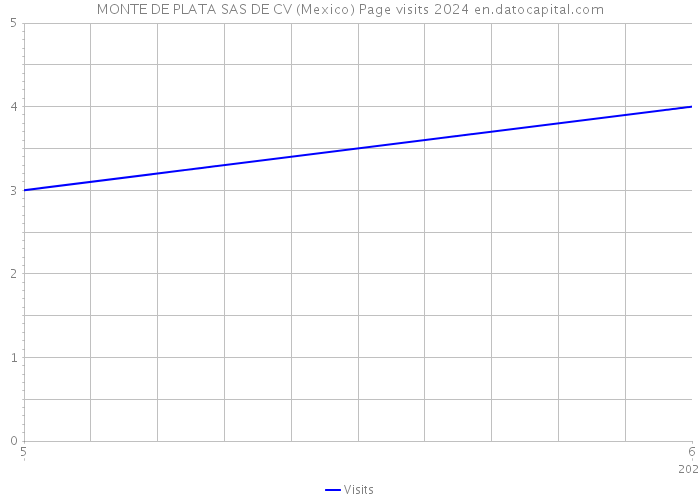MONTE DE PLATA SAS DE CV (Mexico) Page visits 2024 