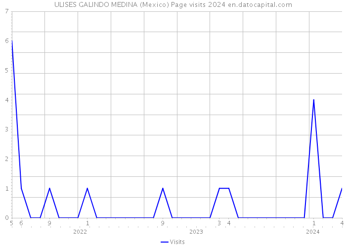 ULISES GALINDO MEDINA (Mexico) Page visits 2024 
