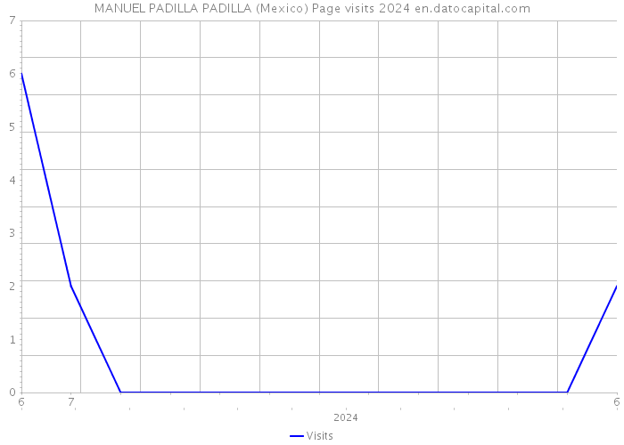 MANUEL PADILLA PADILLA (Mexico) Page visits 2024 