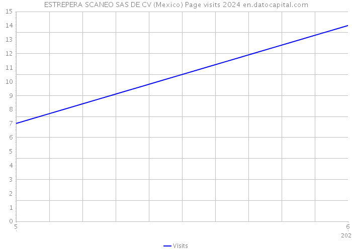 ESTREPERA SCANEO SAS DE CV (Mexico) Page visits 2024 