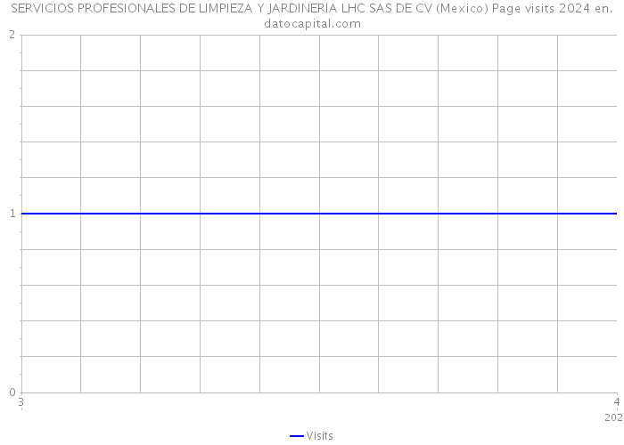 SERVICIOS PROFESIONALES DE LIMPIEZA Y JARDINERIA LHC SAS DE CV (Mexico) Page visits 2024 