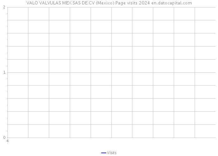 VALO VALVULAS MEX SAS DE CV (Mexico) Page visits 2024 