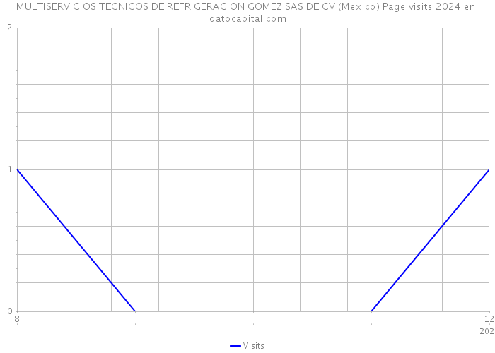MULTISERVICIOS TECNICOS DE REFRIGERACION GOMEZ SAS DE CV (Mexico) Page visits 2024 