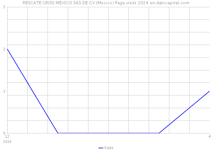 RESCATE GRISS MEXICO SAS DE CV (Mexico) Page visits 2024 