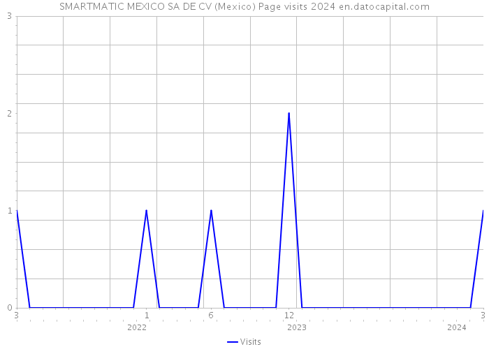 SMARTMATIC MEXICO SA DE CV (Mexico) Page visits 2024 