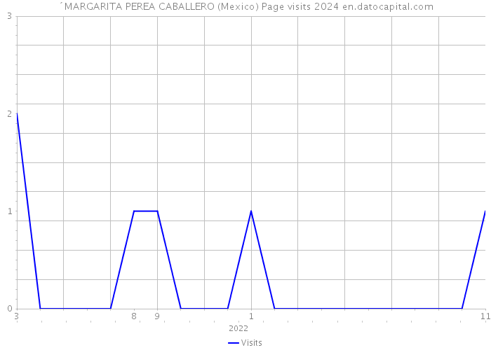 ´MARGARITA PEREA CABALLERO (Mexico) Page visits 2024 