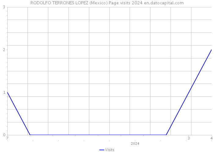 RODOLFO TERRONES LOPEZ (Mexico) Page visits 2024 