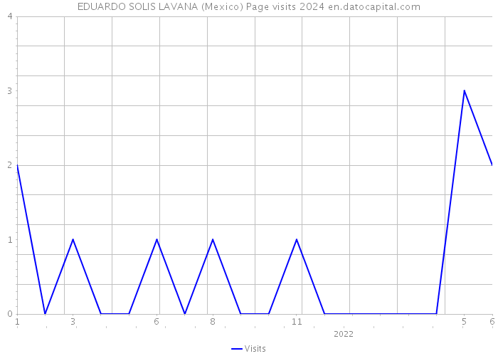 EDUARDO SOLIS LAVANA (Mexico) Page visits 2024 
