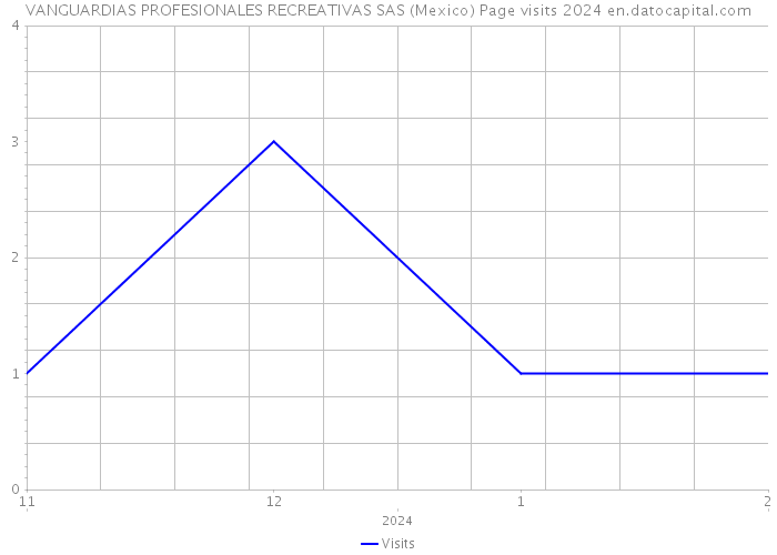 VANGUARDIAS PROFESIONALES RECREATIVAS SAS (Mexico) Page visits 2024 