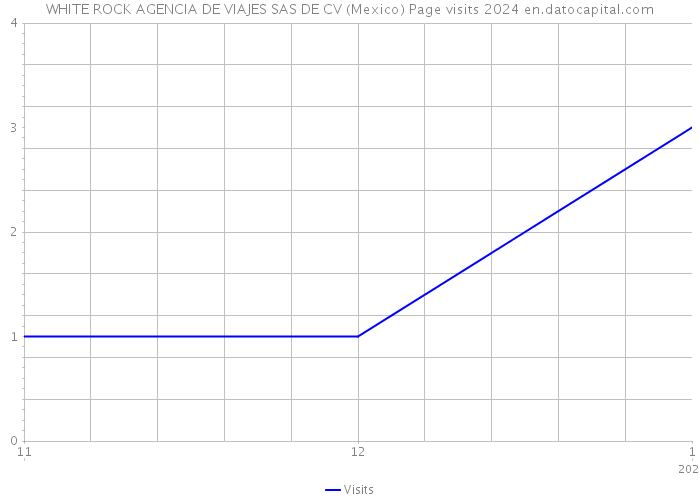 WHITE ROCK AGENCIA DE VIAJES SAS DE CV (Mexico) Page visits 2024 