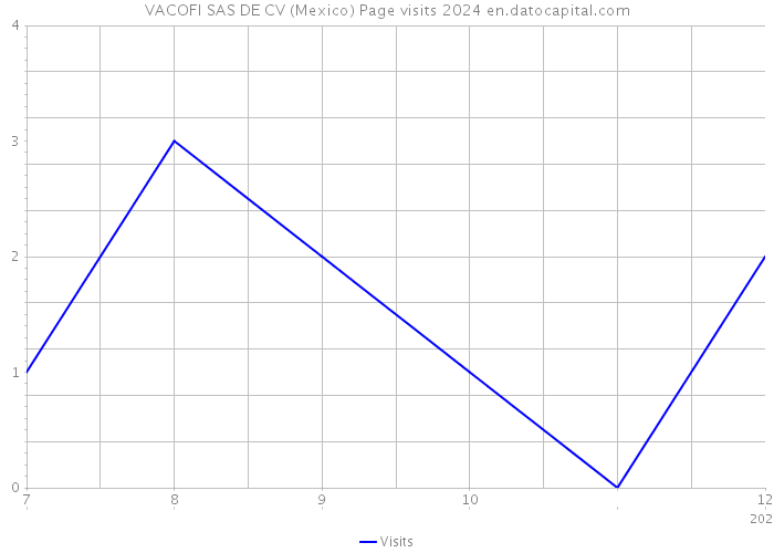VACOFI SAS DE CV (Mexico) Page visits 2024 