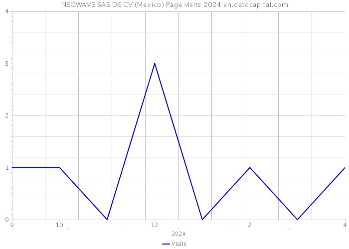 NEOWAVE SAS DE CV (Mexico) Page visits 2024 