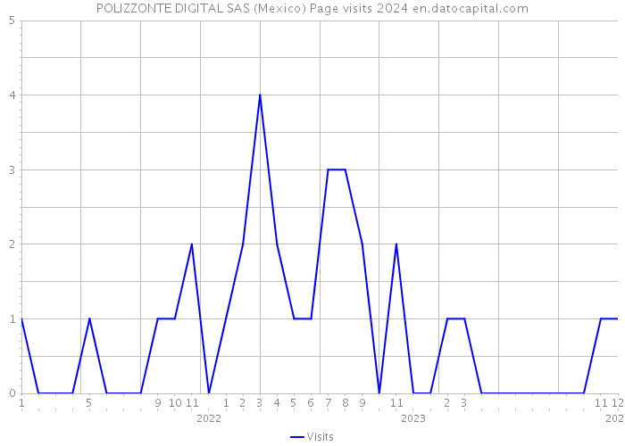 POLIZZONTE DIGITAL SAS (Mexico) Page visits 2024 