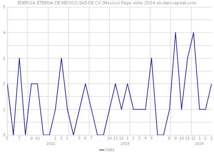 ENERGIA ETERNA DE MEXICO SAS DE CV (Mexico) Page visits 2024 