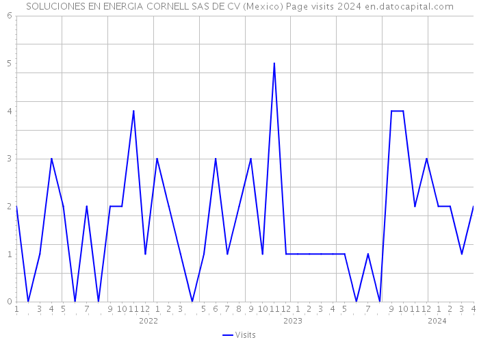 SOLUCIONES EN ENERGIA CORNELL SAS DE CV (Mexico) Page visits 2024 