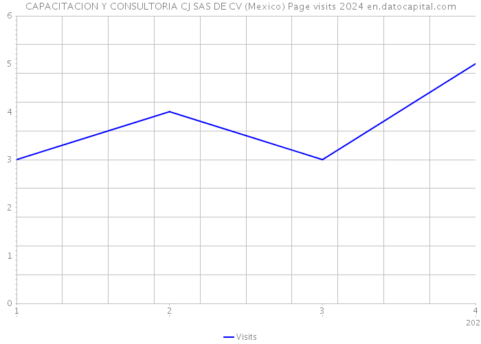 CAPACITACION Y CONSULTORIA CJ SAS DE CV (Mexico) Page visits 2024 